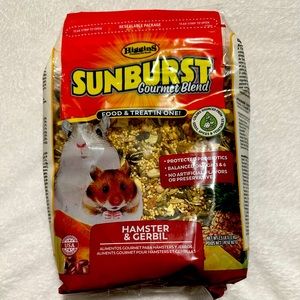 Higgins Sunburst Gourmet Blend Hamster and Gerbil Food; 2.5 lbs; Never Opened